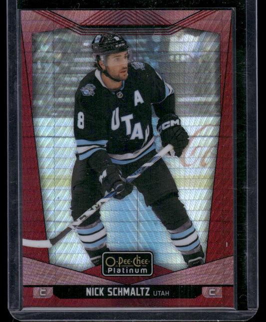 2024-25 O-Pee-Chee Platinum #15 Nick Schmaltz Red Prism #/199