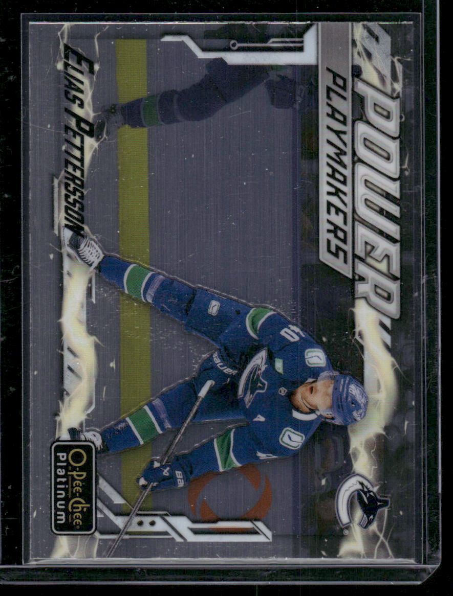 2024-25 O-Pee-Chee Platinum #PM-5 Elias Pettersson Power Playmakers
