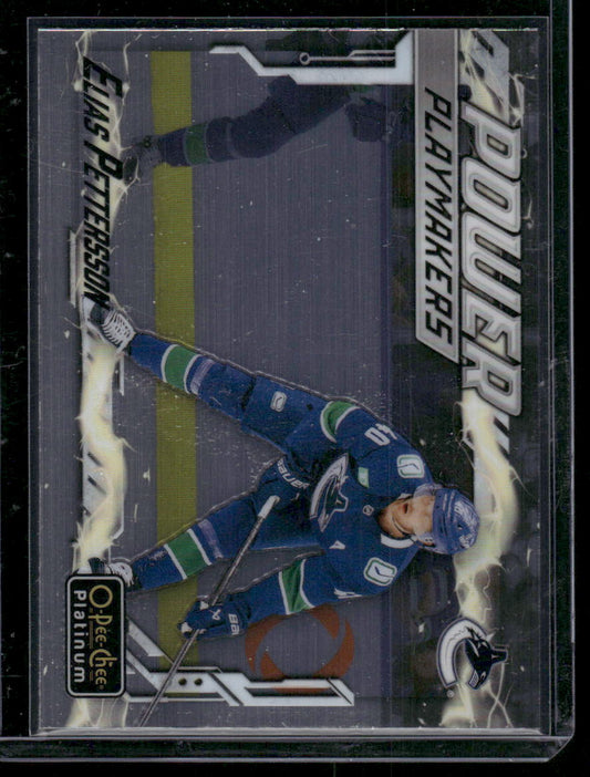 2024-25 O-Pee-Chee Platinum #PM-5 Elias Pettersson Power Playmakers