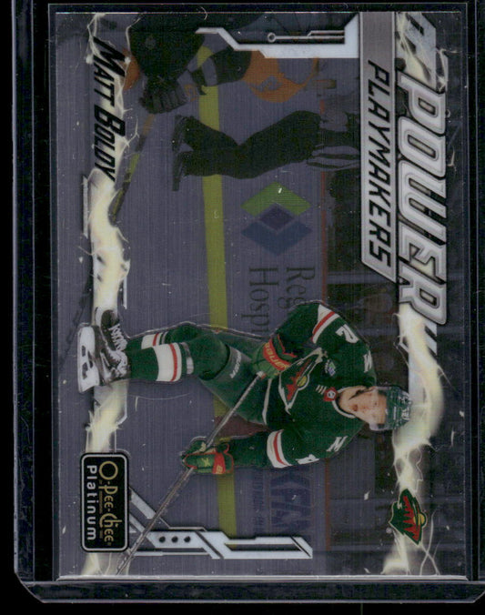 2024-25 O-Pee-Chee Platinum #PM-10 Matt Boldy Power Playmakers