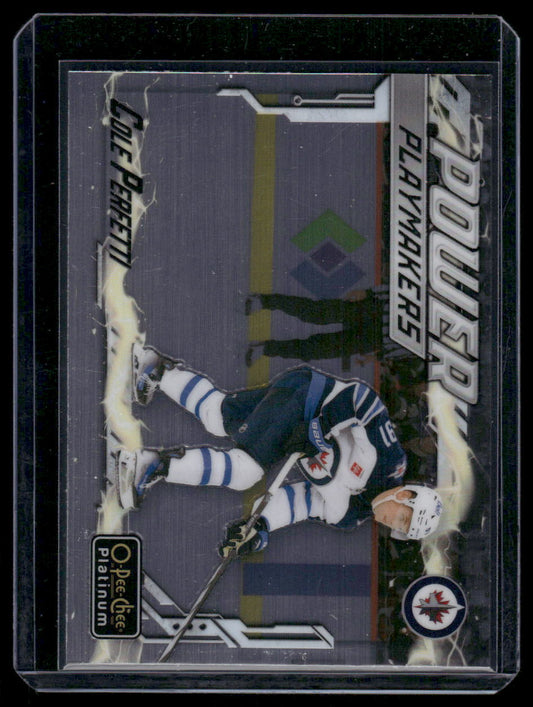 2024-25 O-Pee-Chee Platinum #PM-8 Cole Perfetti Power Playmakers