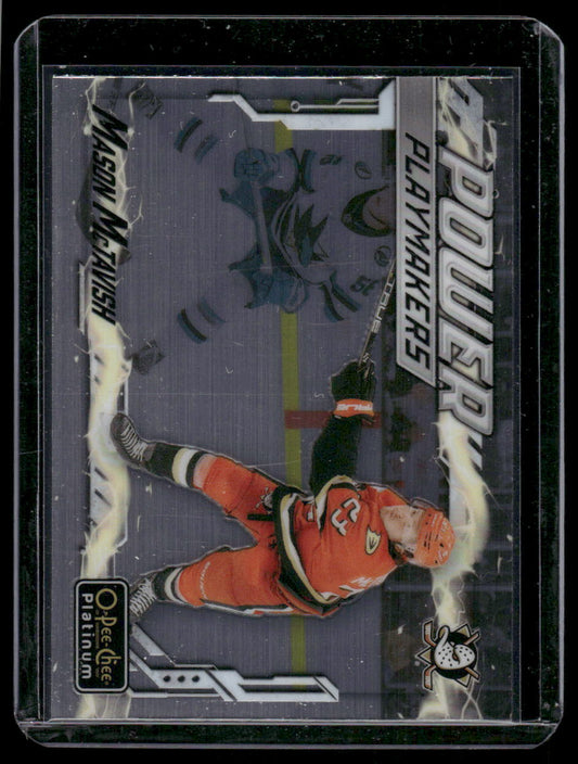 2024-25 O-Pee-Chee Platinum #PM-6 Mason McTavish Power Playmakers