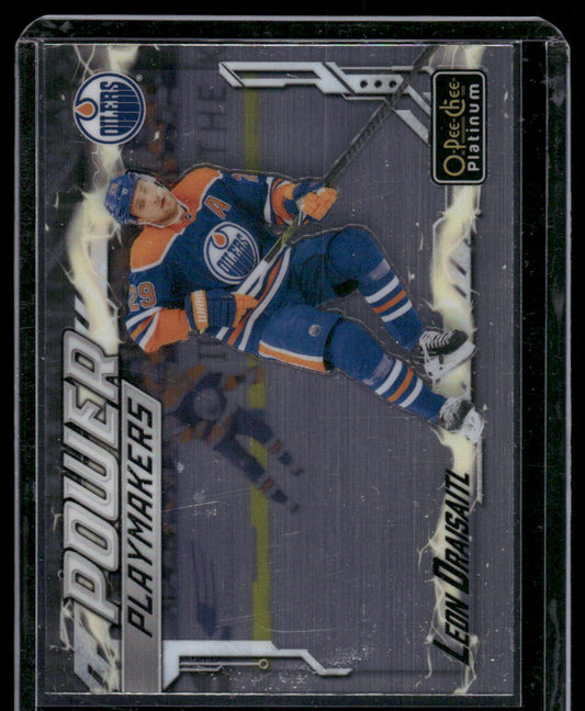 2024-25 O-Pee-Chee Platinum #PM-14 Leon Draisaitl Power Playmakers