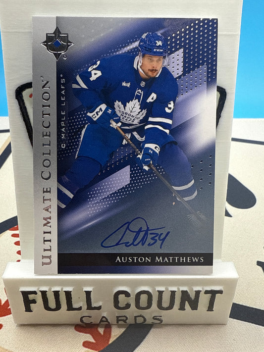 2024-25 Upper Deck Ultimate Collection Auston Matthews Silver Auto