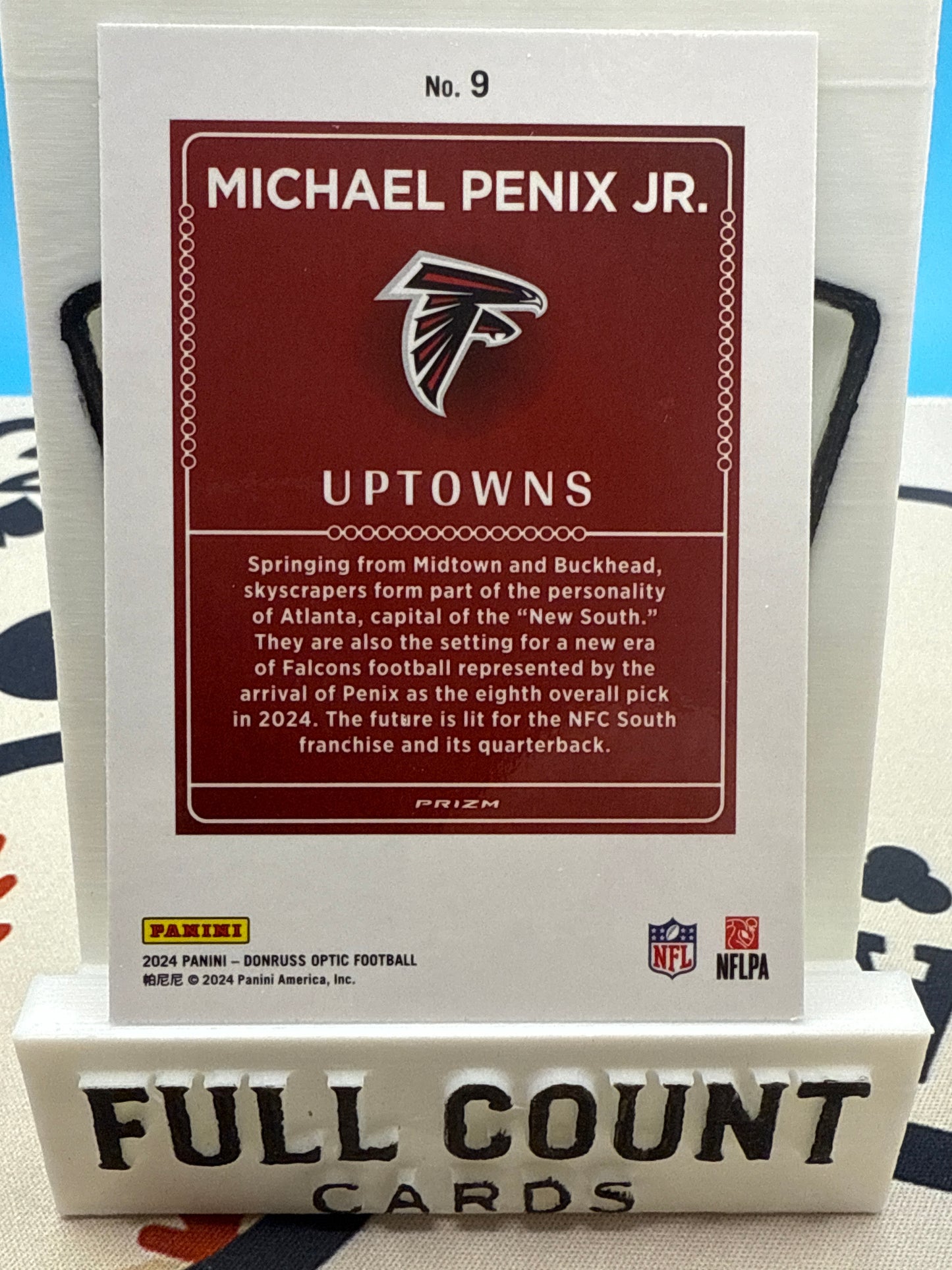 2024 Panini Donruss Optic - Uptowns Michael Penix Jr. #9 (RC)