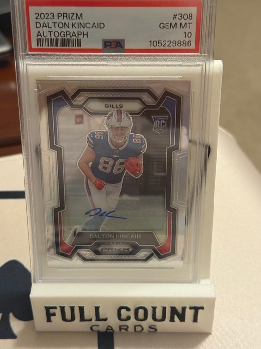 2023 Prizm Dalton Kincaid Auto #308 Gem Mint PSA 10 (RC)