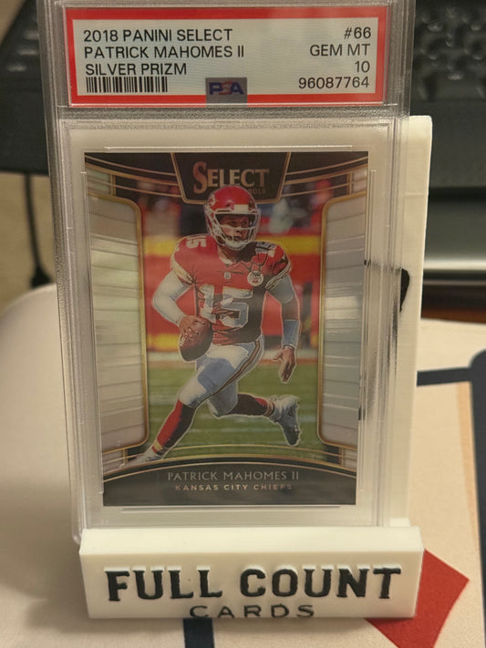 2018 Panini Select - Concourse Patrick Mahomes II #66 Silver Prizm