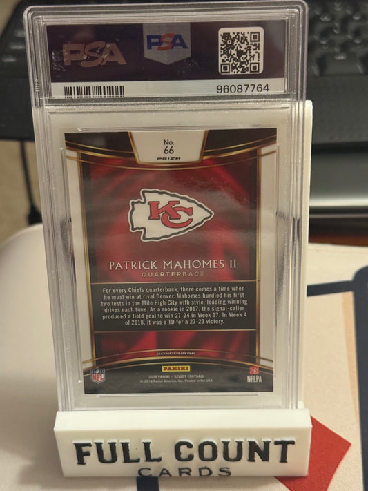 2018 Panini Select - Concourse Patrick Mahomes II #66 Silver Prizm