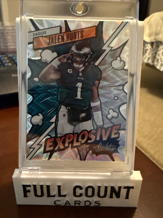 2023 Panini Absolute Explosive Jalen Hurts SSP Case Hit #2 Eagles 🔥