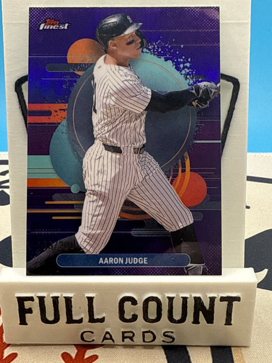 2025 Topps Finest - Uncommon Aaron Judge #172 Purple Refractor /200