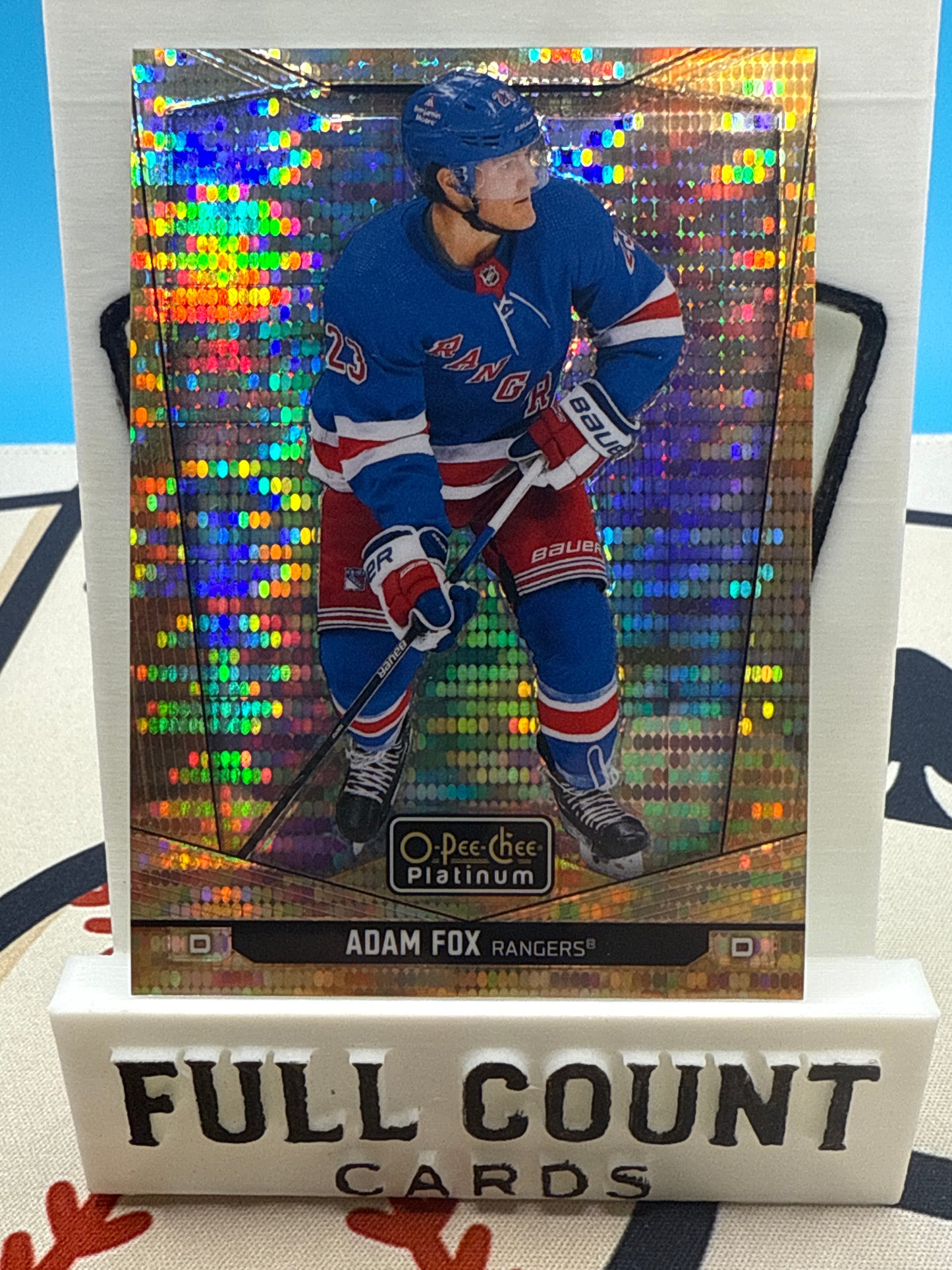 2024-25 O-Pee-Chee Platinum Adam Fox Seismic Gold /50