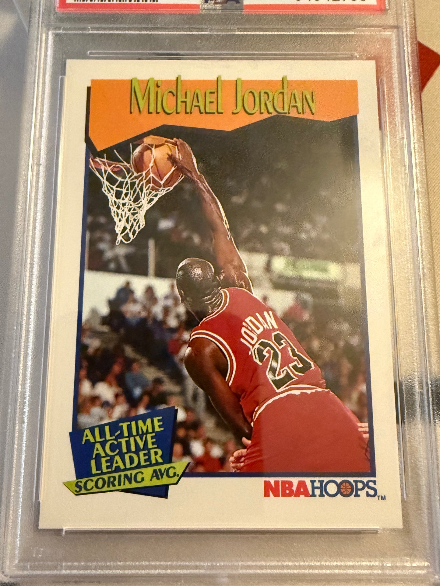 1991 Hoops Basketball #536 Michael Jordan Graded PSA 10 Gem Mint Chicago Bulls