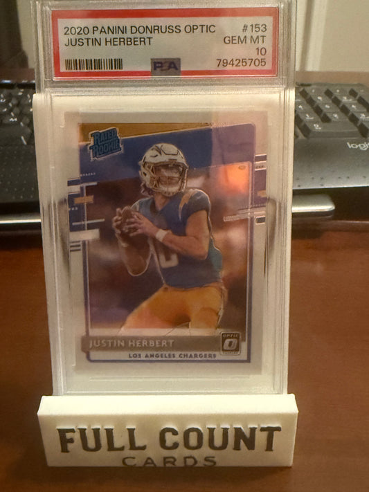 2020 Panini Donruss Optic - Rated Rookies Justin Herbert #153 (RC)